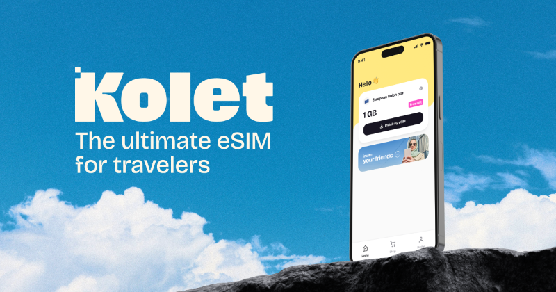 Kolet eSIM Free Offer – 1GB of Data